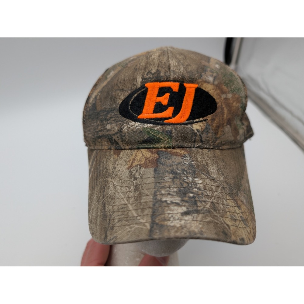 Port Authority Realtree Camo Trucker Hat EJ Logo Mesh Back Adjustable Cap